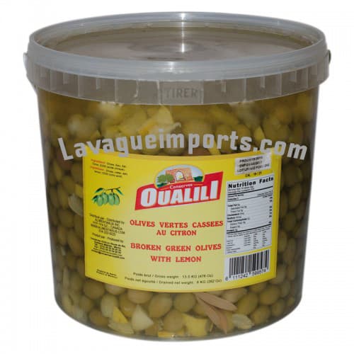 Broken Green Olives & Lemon Oualili
